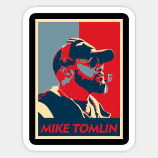 Mike Tomlin Pop Art Sticker